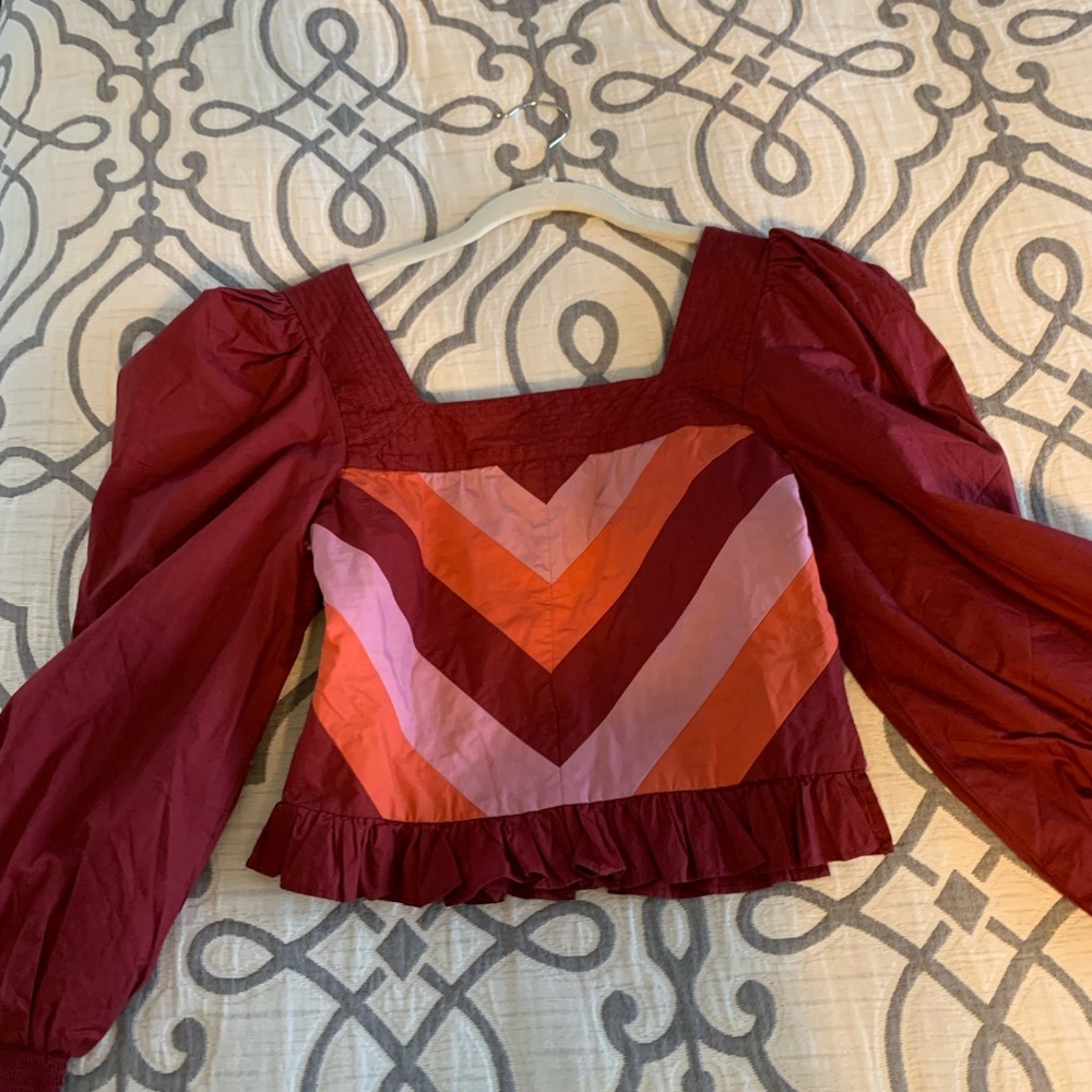 Anthropologie Love the Label Top XS